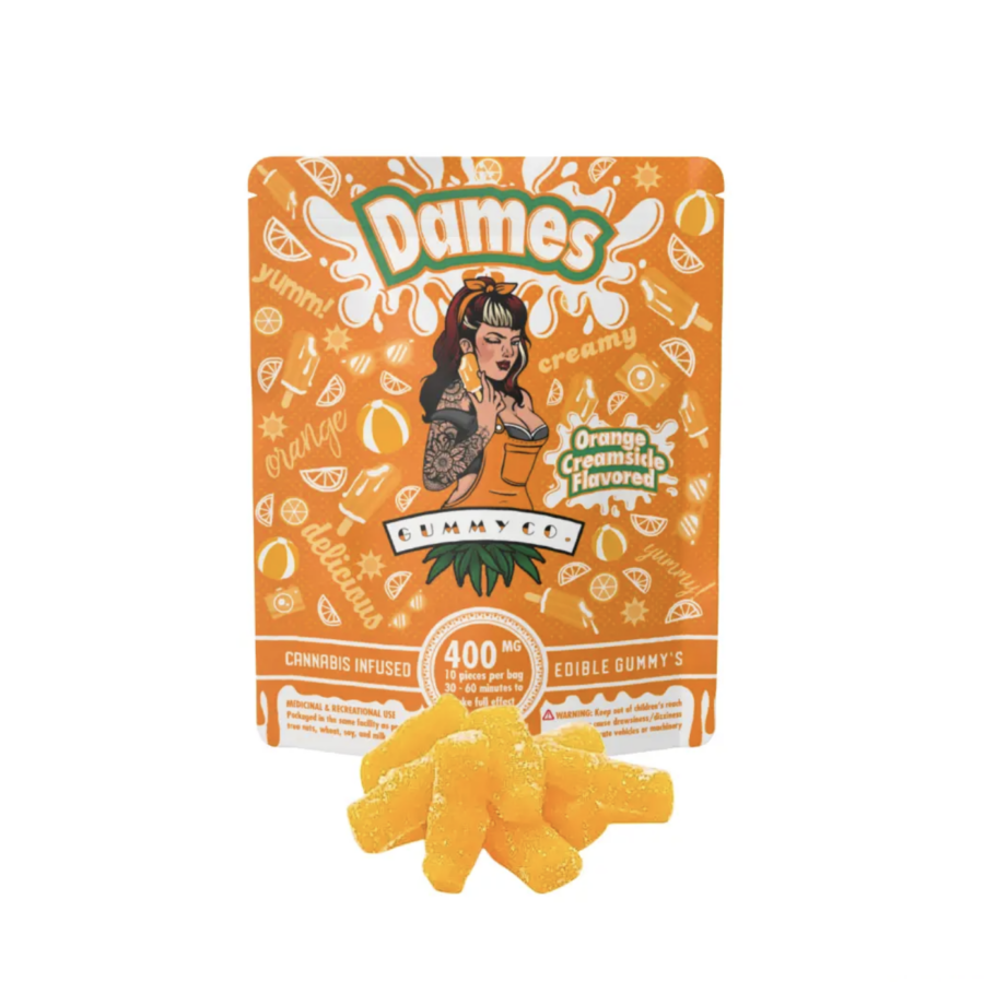 400mg DAMES Orange Creamsicle Gummies